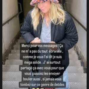 Enora Malagré prend la parole sur Instagram. Le 12 janvier 2023.