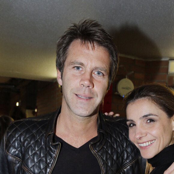 Exclusif - Le prince Emmanuel Philibert de Savoie et la princesse Clotilde (Courau) - People au concert de Johnny Hallyday au POPB de Bercy a Paris - Jour 2. Le 15 juin 2013