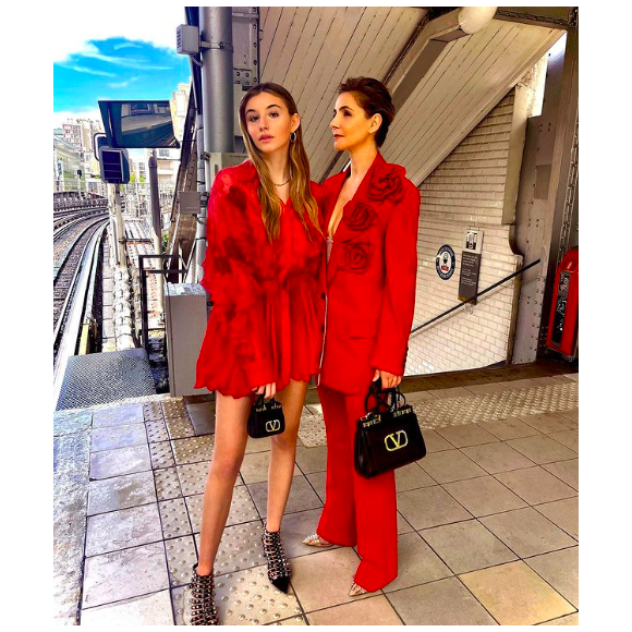 Clotilde Courau et sa fille Vittoria
