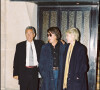 Archives - Jean-Marie Périer, Jacques Dutronc et Françoise Hardy le jour du mariage de Michel Sardou et Anne-Marie Prier à Neuilly en 1999.