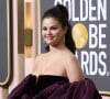 Selena Gomez au photocall de la 80ème cérémonie des Golden Globe, au "Beverly Hilton" à Los Angeles.