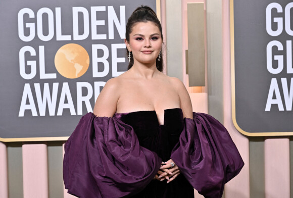 Selena Gomez au photocall de la 80ème cérémonie des Golden Globe, au "Beverly Hilton" à Los Angeles, le 10 janvier 2023. 