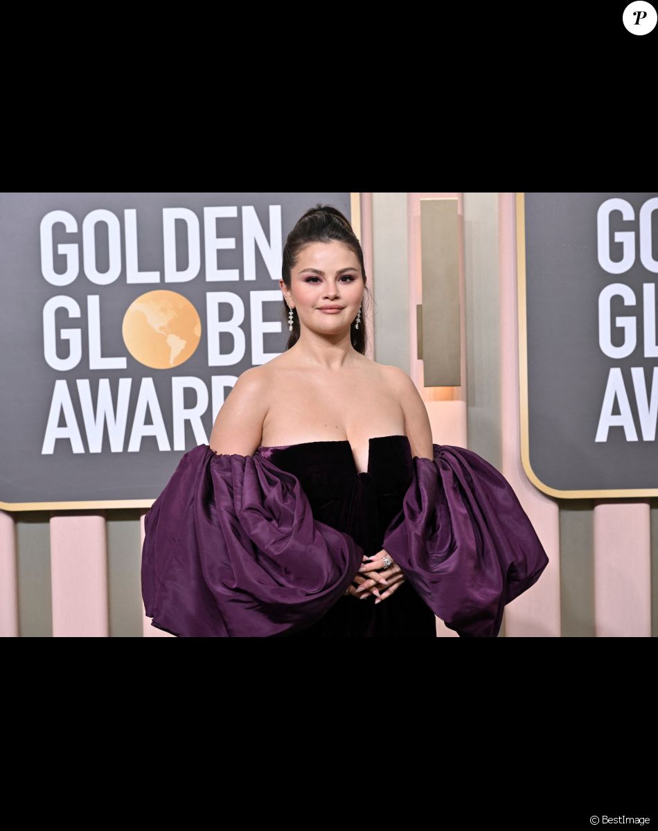 Selena Gomez au photocall de la 80ème cérémonie des Golden Globe, au "Beverly Hilton" à Los Angeles, le 10 janvier 2023.