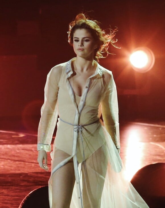 Selena Gomez en concert à Vancouver, le 15 mai 2016.