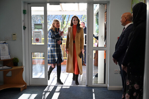 Kate Catherine Middleton, princesse de Galles, en visite à la crèche Foxcubs à Luton. Le 18 janvier 2023 