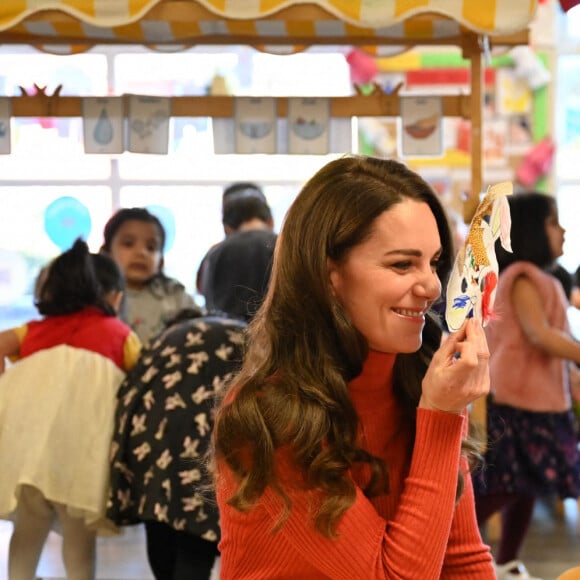 Kate Catherine Middleton, princesse de Galles, en visite à la crèche Foxcubs à Luton. Le 18 janvier 2023 