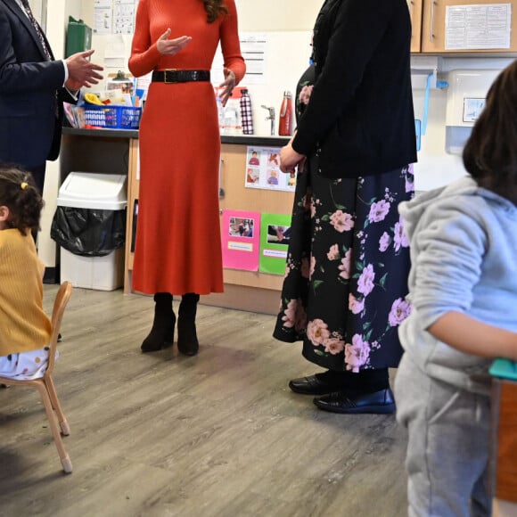 Kate Catherine Middleton, princesse de Galles, en visite à la crèche Foxcubs à Luton. Le 18 janvier 2023 