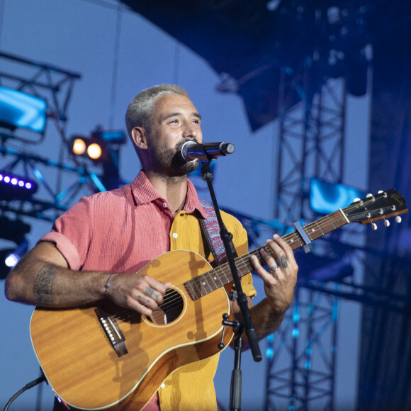 Jérémy Frerot lors du concert NRJ Music Tour à Toulouse. Le 14 juillet 2022 © Frédéric Maligne / Bestimage