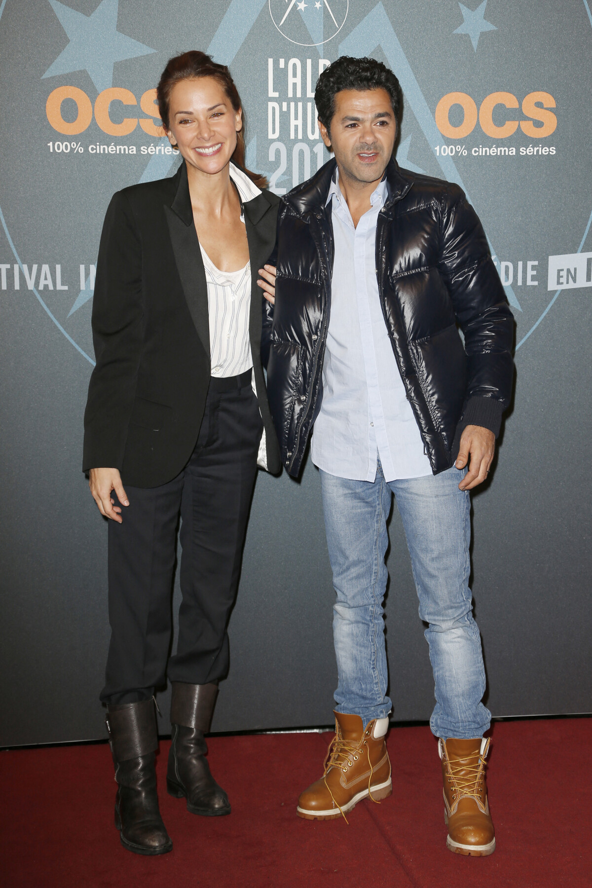 Photo Jamel Debbouze et Mélissa Theuriau Soirée de clôture au palais des sports Grand prix