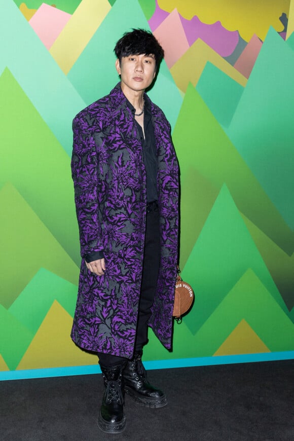 JJ Lin au photocall du défilé Louis Vuiton lors de la Fashion Week Homme automne-hiver 2023/24 de Paris, France, le 19 janvier 2023. © Olivier Borde/Bestimage 