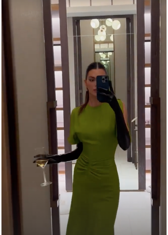 Kendall Jenner à l'inauguration d'un hôtel de luxe à Dubaï