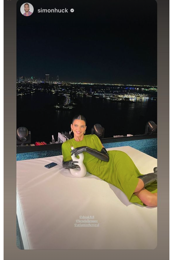 Kendall Jenner en bombe à l'inauguration de l'hôtel de luxe Atlantis The Royal à Dubaï