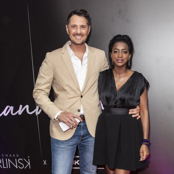 Exclusif - Vincent Cerutti et Hapsatou Sy - Le Grand Dîner du 14 juillet, sur le rooftop de l'hôtel Pullman Tour Eiffel à Paris. © Jack Tribeca/Bestimage