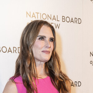 Brooke Shields au photocall de la soirée de gala "National Board Review Annual Awards 2023" à New York, le 8 janvier 2023. 