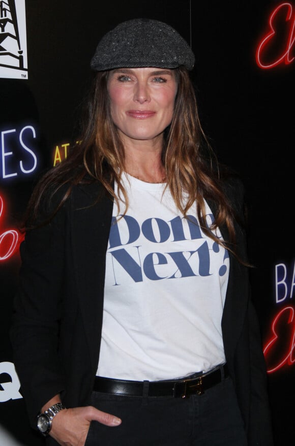 Brooke Shields à la projection du film "Sale temps à l'hôtel El Royale" au Metrograph à New York.