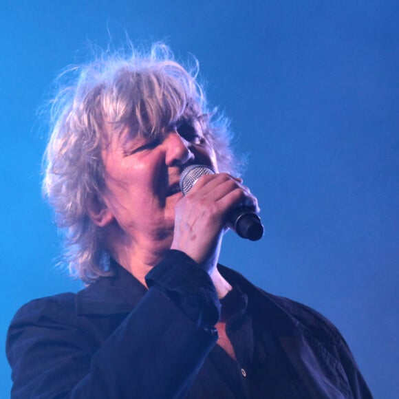 Jacques Higelin en concert sur le parvis de l'Hotel de Ville lors du Festival Fnac Live a Paris. Le 21 juillet 2013