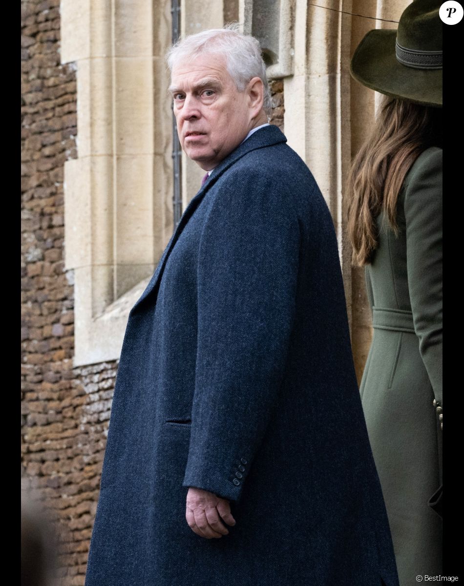 Le prince Andrew, duc d'York - La famille royale d'Angleterre assiste au service religieux de Noël à l'église St Mary Magdalene à Sandringham, Norfolk, Royaume Uni, le 25 décembre 2022.