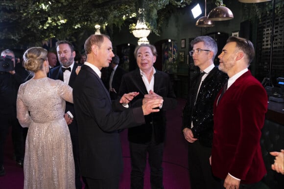 Andrew Lloyd Webber, Gareth Malone, Gary Barlow - Le prince Edward, comte de Wessex, lors du spectacle annuel "Royal Variety Performance" au Royal Albert Hall à Londres. Le 1er décembre 2022 