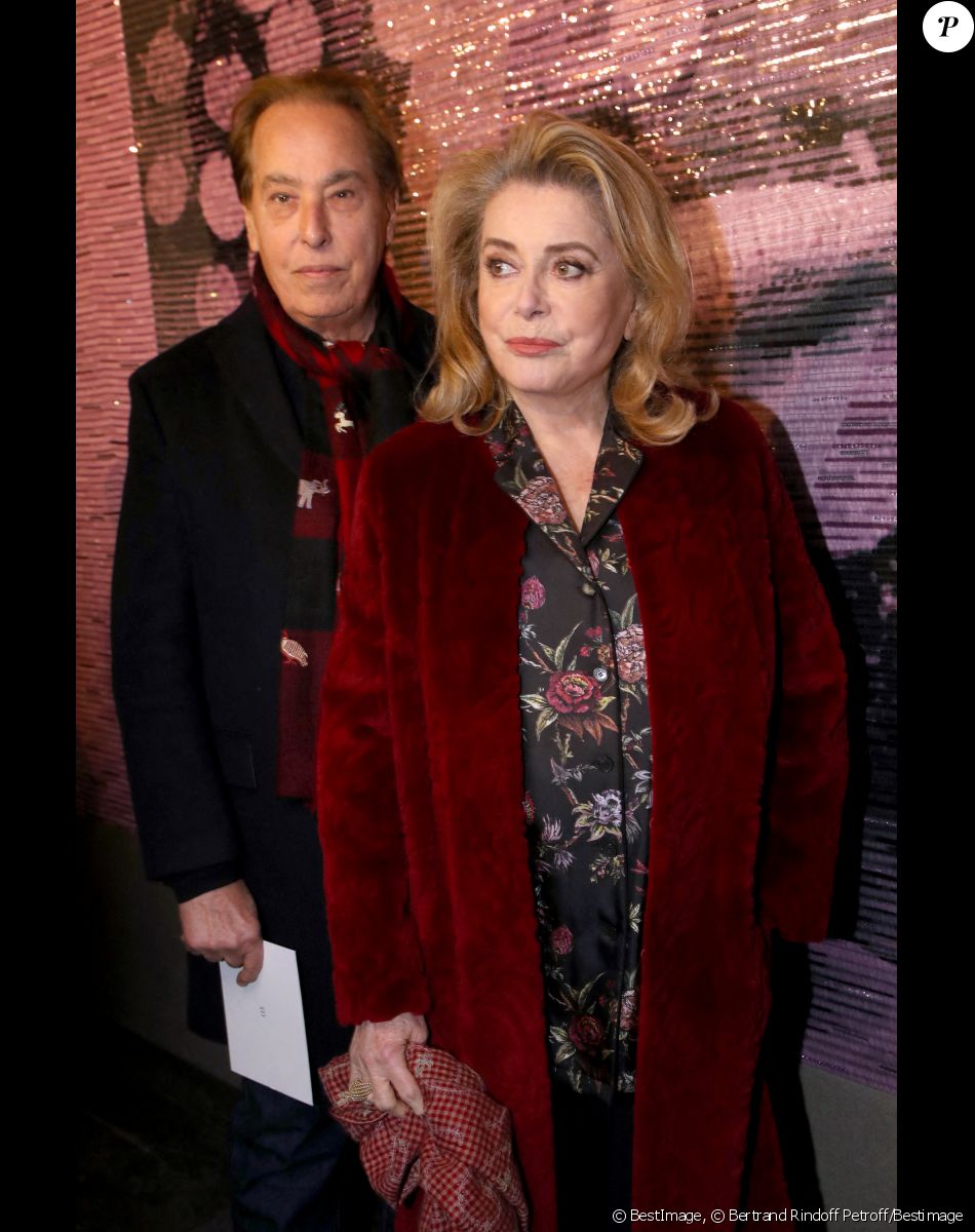 Gilles Dufour et Catherine Deneuve - Photocall au défilé de mode Haute-Couture Christian Dior au musée Rodin lors de la Fashion Week Printemps-été 2023 de Paris, France, le 23 janvier 2023. © Bertrand Rindoff Petroff/Bestimage