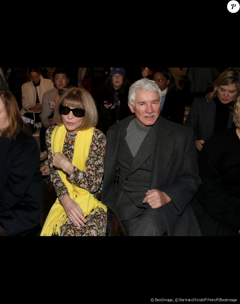 Anna Wintour et Baz Luhrmann - Photocall au défilé de mode Haute-Couture Christian Dior au musée Rodin lors de la Fashion Week Printemps-été 2023 de Paris, France, le 23 janvier 2023. © Bertrand Rindoff Petroff/Bestimage