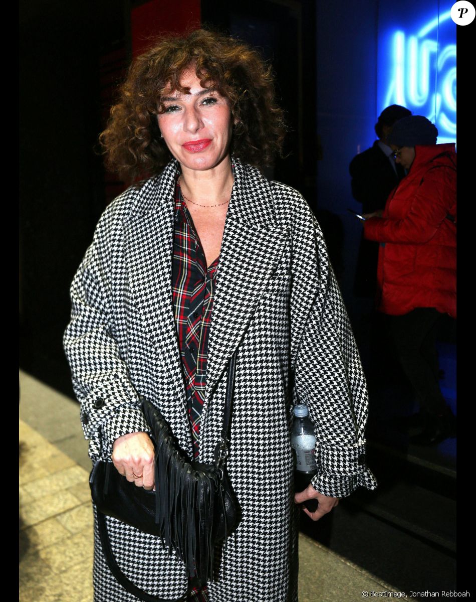 Anne Depetrini - Arrivée des people à l'avant-première du film "Mon chien stupide" au cinéma UGC Normandie à Paris, le 22 octobre 2019. © Jonathan Rebboah/Panoramic