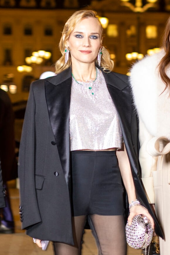 Diane Kruger - Dîner Gucci à l'hôtel Ritz Paris lors de la Fashion Week Haute Couture, printemps-été. © Pierre Perusseau / Bestimage