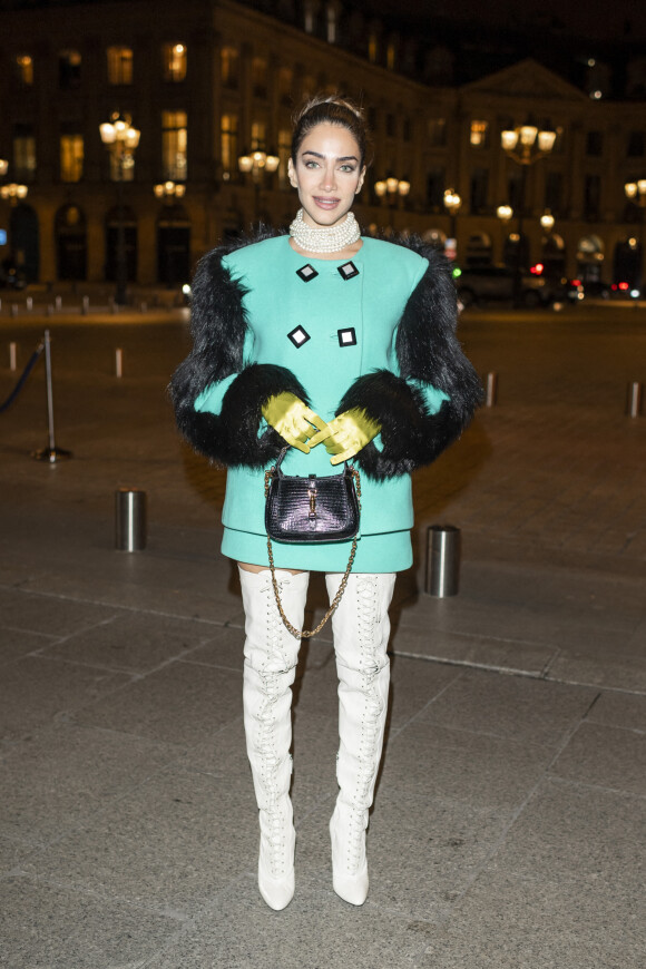Jessica Kahawaty - Dîner Gucci à l'hôtel Ritz Paris lors de la Fashion Week Haute Couture, printemps-été 2023, le 24 janvier 2023. © Pierre Perusseau / Bestimage