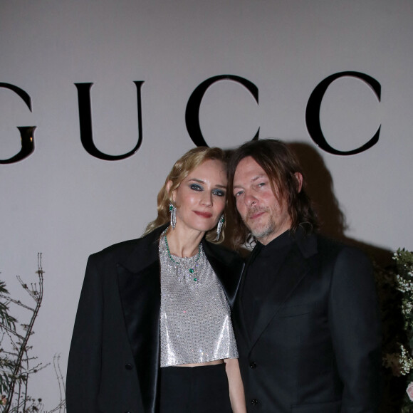 Diane Kruger et son fiancé Norman Reedus - Dîner Gucci à l'hôtel Ritz Paris lors de la Fashion Week Haute Couture, printemps-été 2023, le 24 janvier 2023. © Bertrand Rindoff / Bestimage