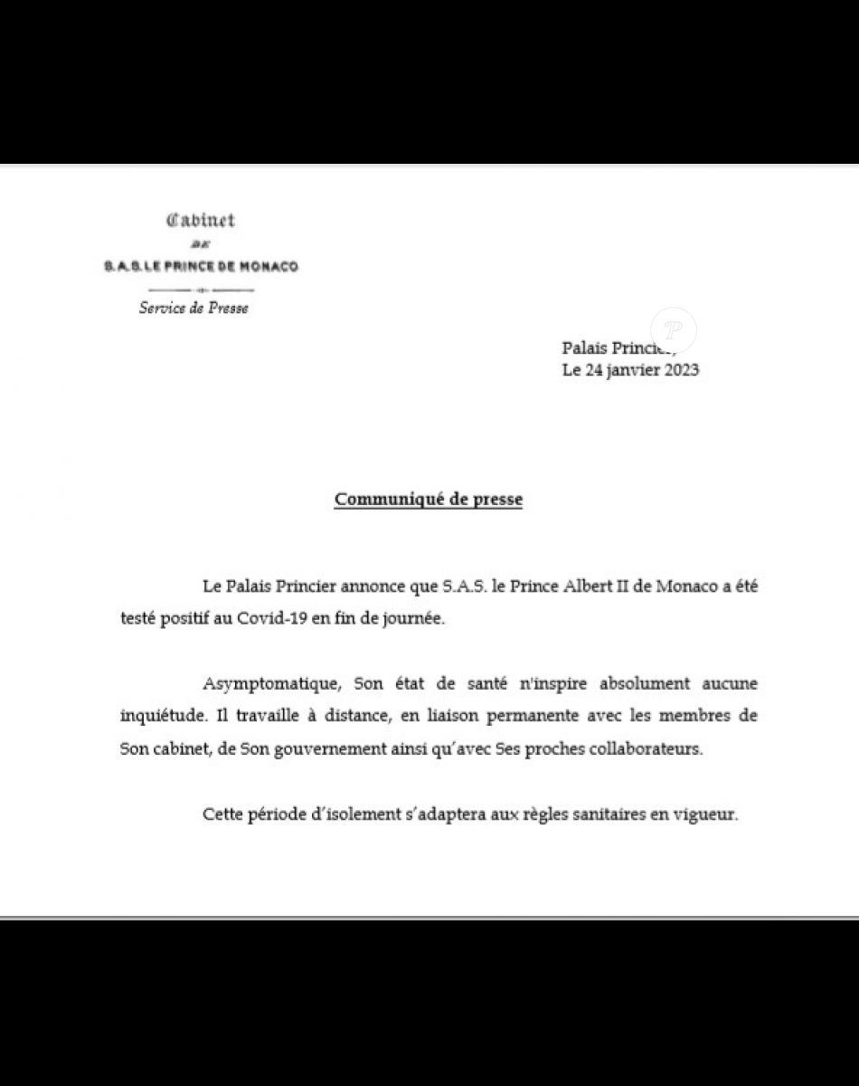 Le Palais annonce que le prince Albert II de Monaco a été testé positif à la Covid-19.