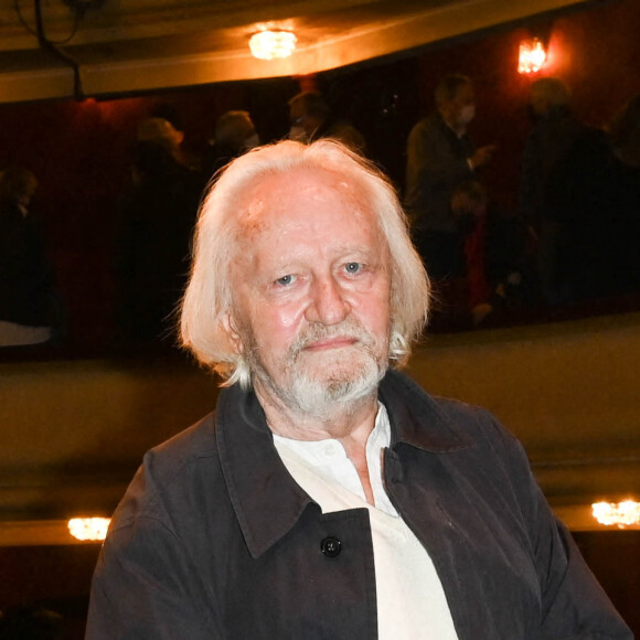 Niels Arestrup lors de la remise de prix du Brigadier 2019 sous la houlette de l'A.R.T. au théâtre Montparnasse à Paris, le 8 décembre 2021. © Coadic Guirec/Bestimage
