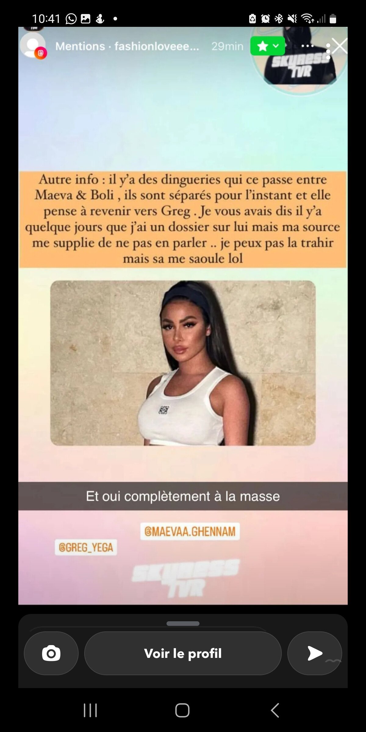 Photo : Maeva Ghennam répond aux rumeurs sur son couple - Purepeople