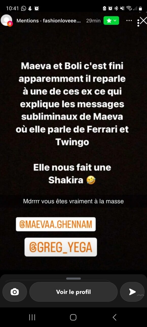 Maeva Ghennam répond aux rumeurs sur son couple