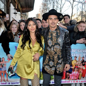 Maeva Ghennam et Greg à l'avant-première de la nouvelle saison de l'émission de télé-réalité "Les Marseillais Asian Tour" au cinéma Gaumont Champs-Elysées à Paris, France, le 13 février 2019. © Veeren/Bestimage