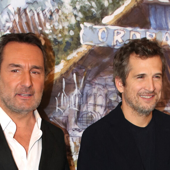 Exclusif - Gilles Lellouche et Guillaume Canet - Première du film Astérix et Obélix "L'Empire du Milieu" au cinéma Le Grand Rex à Paris le 15 janvier 2023. © Bertrand Rindoff / Bestimage 