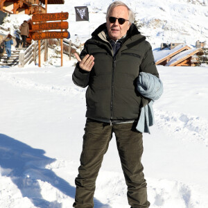 Fabrice Luchini au photocall du film "Un homme heureux" lors de la 26ème édition du festival international de comédie de l'Alpe d'Huez, à Huez, France, le 19 janvier 2023. © Dominique Jacovides/Bestimage 