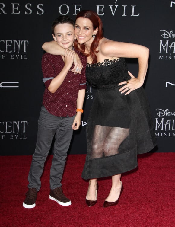 Annie Wersching et son fils Freddie Wersching Full - Première de "Maleficent: Mistress of Evil" au théâtre El Capitan dans le quartier de Hollywood à Los Angeles, le 30 septembre 2019.