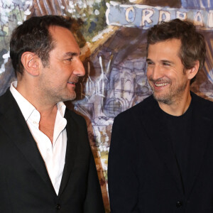 Exclusif - Gilles Lellouche et Guillaume Canet - Première du film Astérix et Obélix "L'Empire du Milieu" au cinéma Le Grand Rex à Paris le 15 janvier 2023. © Bertrand Rindoff / Bestimage