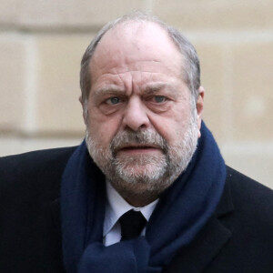 Eric Dupond-Moretti, garde des Sceaux, ministre de la Justice à la sortie du conseil des ministres, au palais de l'Elysée, à Paris, France, le 23 janvier 2023. © Stéphane Lemouton/Bestimage