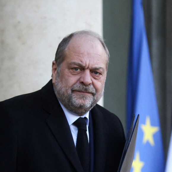 Eric Dupond-Moretti, garde des Sceaux, ministre de la Justiceà la sortie du conseil des ministres au palais de l'Elysée, à Paris, France, le 11 janvier 2023. © Stéphane Lemouton/Bestimage