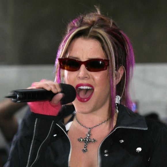 Photo d'archive de Lisa Marie Presley, fille unique du "King" Elvis