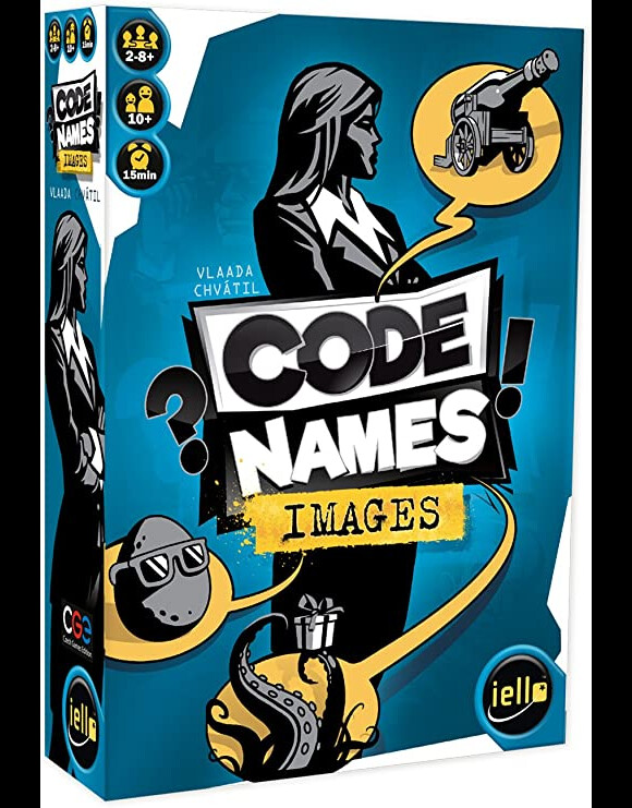 A vous de retrouvez le plus vite possible le nom de votre informateur avec ce jeu de société CodeNames Images de Iello