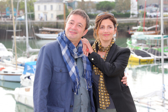 Valérie Karsenti et Frédéric Bouraly au 14e Festival de fiction TV De La Rochelle