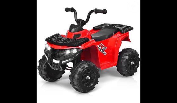Votre enfant va pouvoir s'amuser sur toutes les surfaces avec ce quad électrique pour enfant 3 km/h