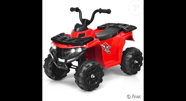 Votre enfant va pouvoir s'amuser sur toutes les surfaces avec ce quad électrique pour enfant 3 km/h