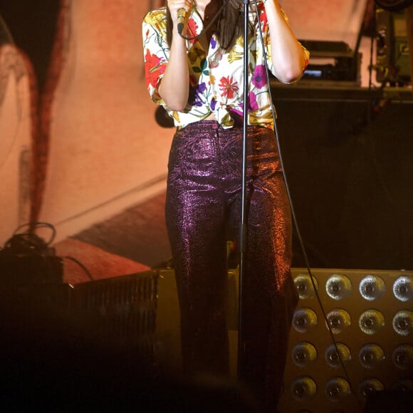 Clara Luciani en concert au Nice Jazz Festival 2022 sur la scène de la place Masséna à Nice. Le 16 juillet 2022 © Bruno Bebert / Bestimage