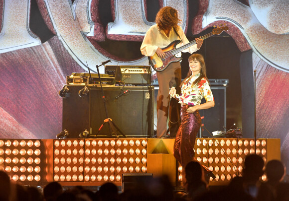 Clara Luciani en concert au Nice Jazz Festival 2022 sur la scène de la place Masséna à Nice. Le 16 juillet 2022 © Bruno Bebert / Bestimage