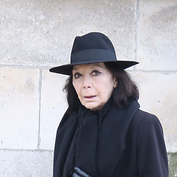 Juliette Gréco - Obsèques de Hélène Duc au cimetière du Père Lachaise à Paris