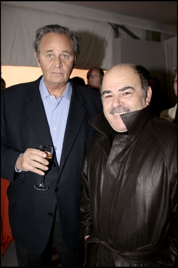 Roger Hanin et Jean Benguigui à Paris en janvier 2006