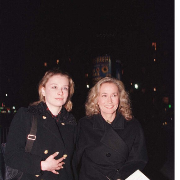 Brigitte Fossey et sa fille Marie Adam lors de la cérémonie des 7 d'or en 1997