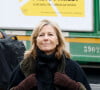 Claire Chazal - Obsèques de Philippe Tesson en l'église Saint-Germain-des-Prés à Paris, le 10 février 2023. © Christophe Clovis / Bestimage